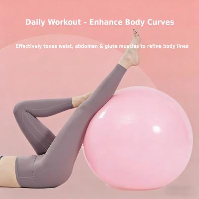 Anti-Slip Burst-Resistant Yoga Ball - Multi-Purpose Exercise Ball for Workout & Posture Correction (Multiple Colors)